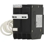 Eaton GFTCB250 Plug-On Mount Type GFTCB Ground Fault Circuit Breaker 2-Pole 50 Amp 120/240 Volt AC