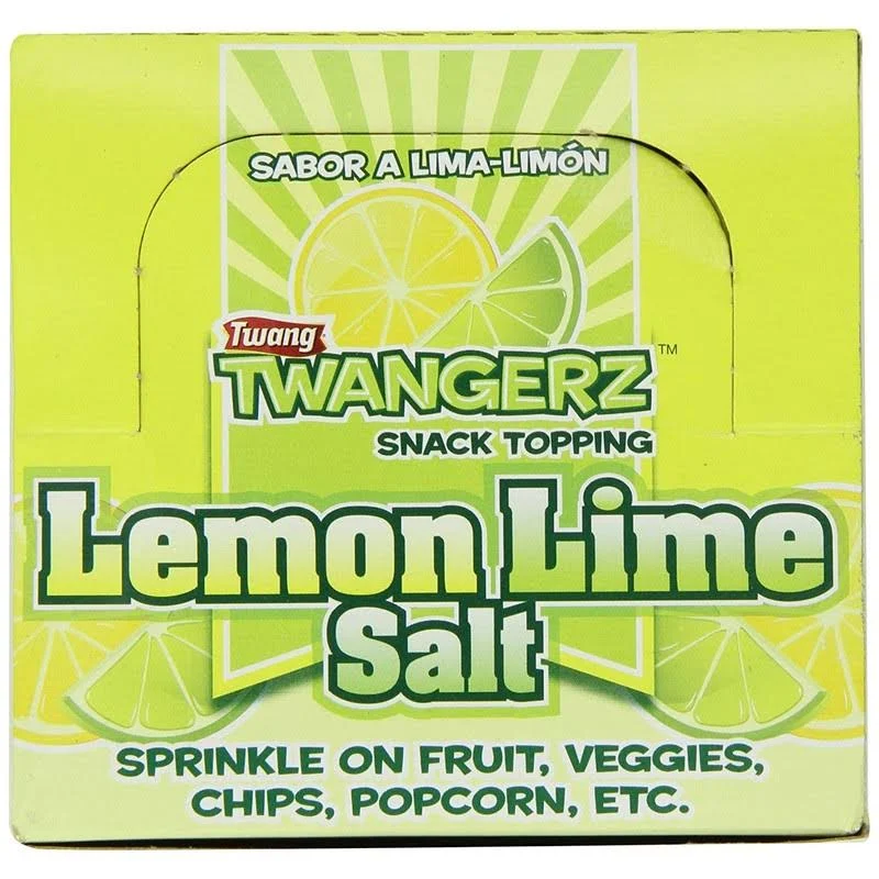 Twang Twangerz Salt Lemon Lime Bulk 200 Ct One (1) Gram Packages per Box