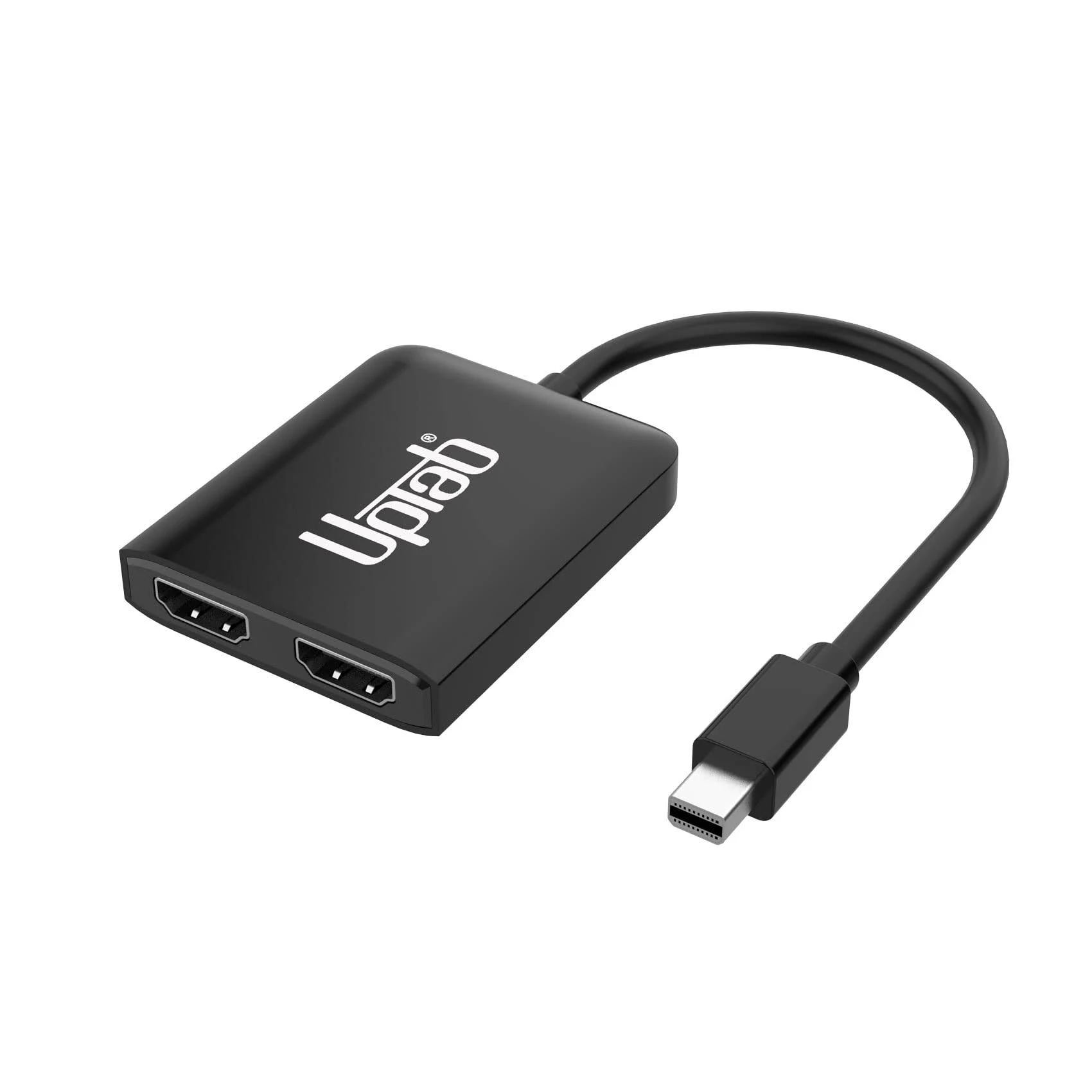 UPTab Mini DisplayPort to Dual HDMI 4K@60Hz Adapter Multi-Stream Transport (MST) Hub, DP to 2X HDMI 2.0