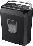 Bonsaii 6 Sheet High Security Micro Cut Paper Shredder, Credit Cards/Mail/Staples/Clips Shredder for Home Use with 4.2 Gallon Bin (C261-D)