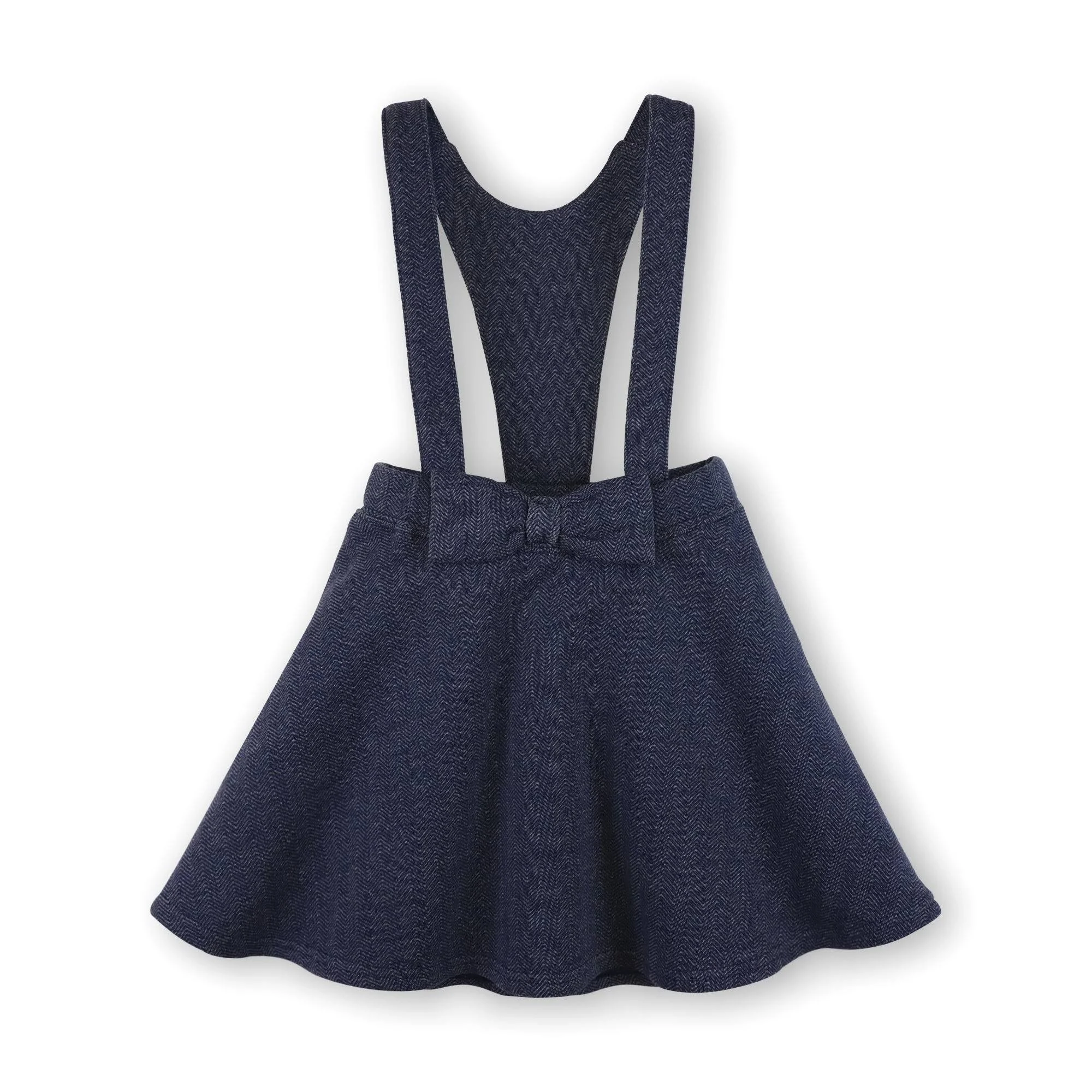 Baby Girls Fleece Bow Front Suspender Skirt
      
          Baby Girls Fleece Bow Front Suspender Skirt