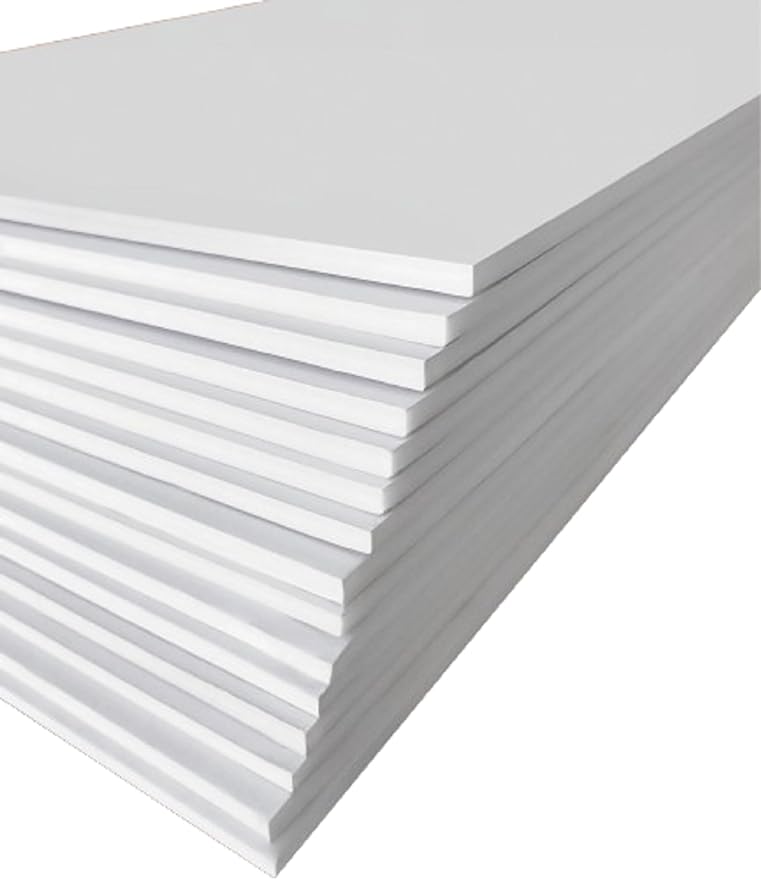 15 Pack Foam Board | White Foam Board 3/16 Inch Thick White Core Mat | Backing Board for Presentations, Signboards, Arts, Display and Crafts with Double-Sided Sheet - 18x24 Inches