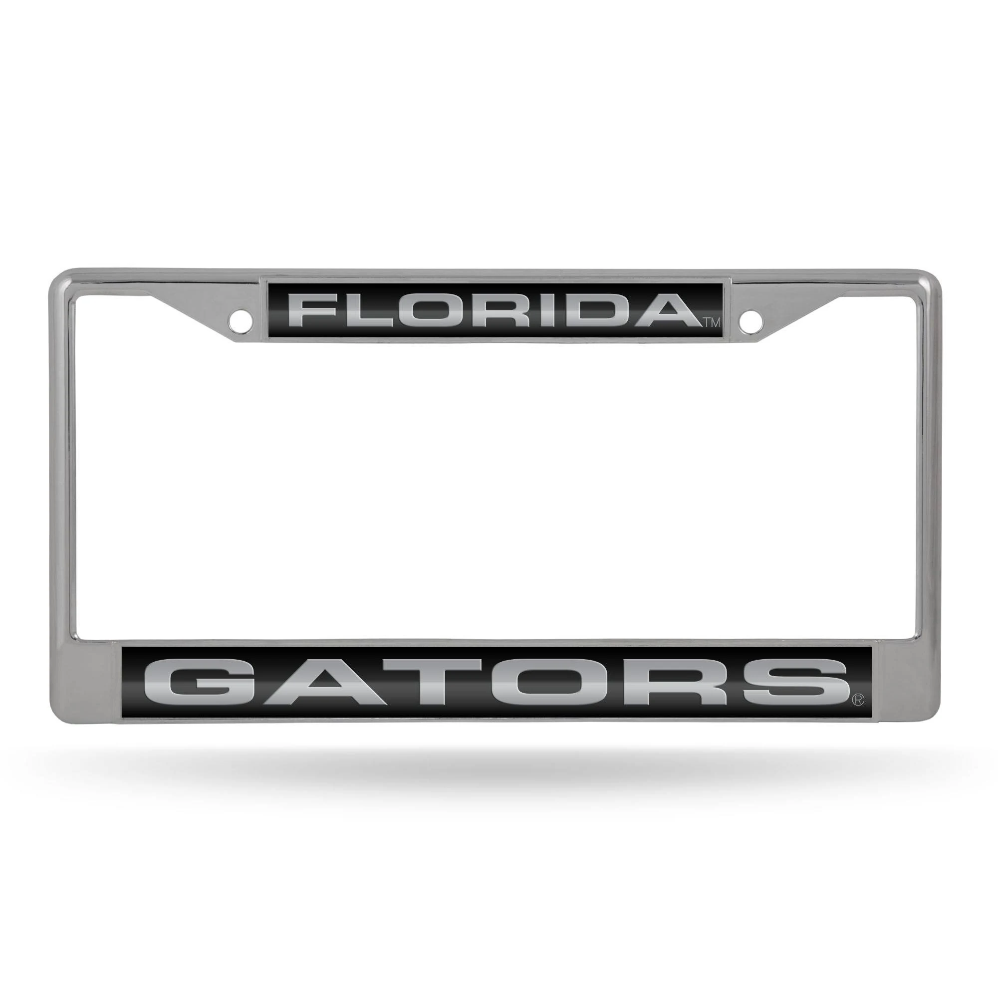 Rico Industries NCAA Unisex-Adult Laser Cut Inlaid Standard Chrome License Plate Frame