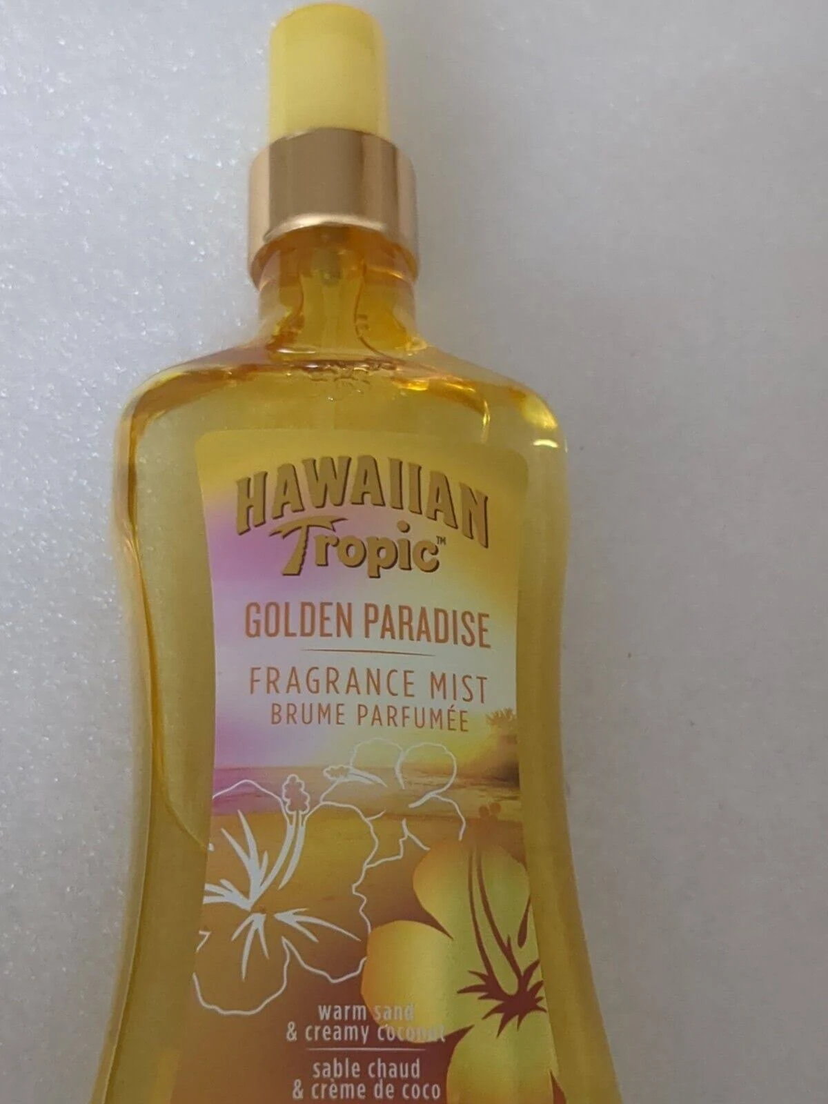 Hawaiin Tropic Fragrance Mist - Golden Paradise -  Warm Sand and Coconut 250ml