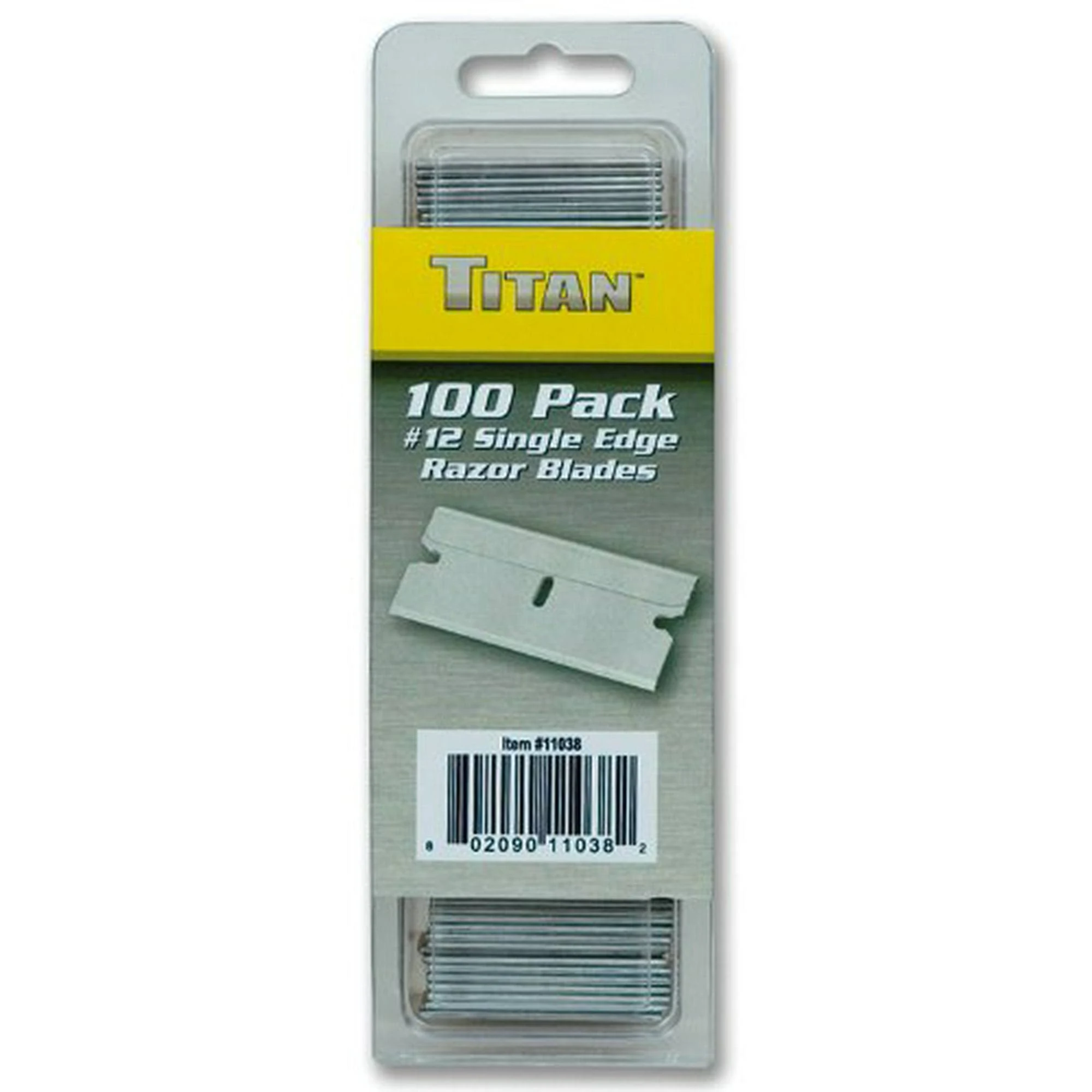 Titan Tools - Single Edge #12 Razor Blades (100-Piec (11038)