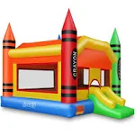 Cloud 9 Crayon Bounce House