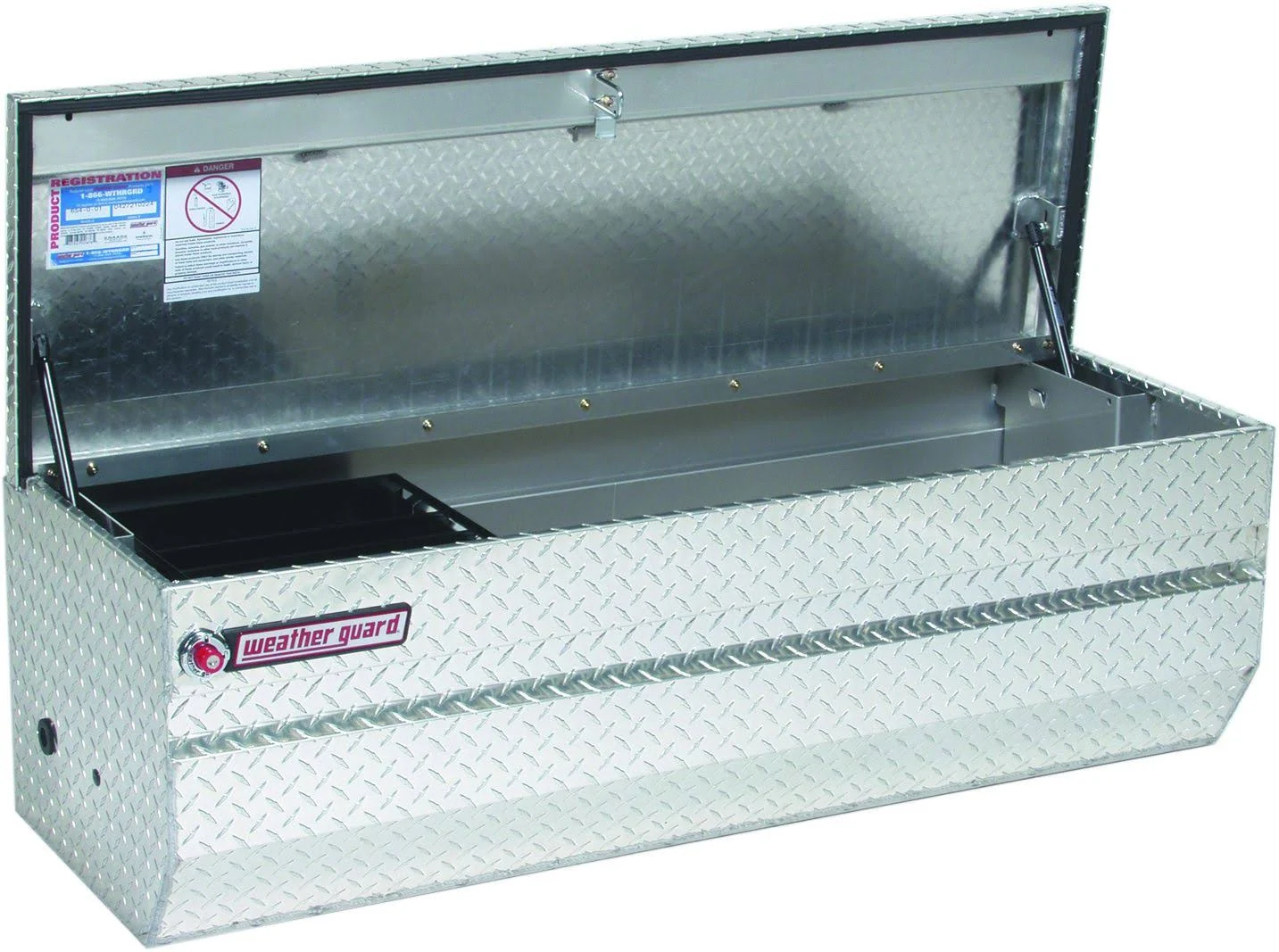 WeatherGuard 654-0-01 Clear Aluminum All-Purpose Chest, Compact, 12.0 Cu. Ft.