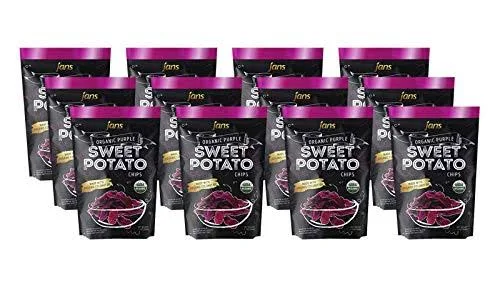 Jans Organic Sweet Potato Chips (Purple, 12 x 4 oz)