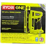 Ryobi 18-Volt ONE+ Cordless Compression Drive 3/8 in. Crown Stapler (Tool Only) P317