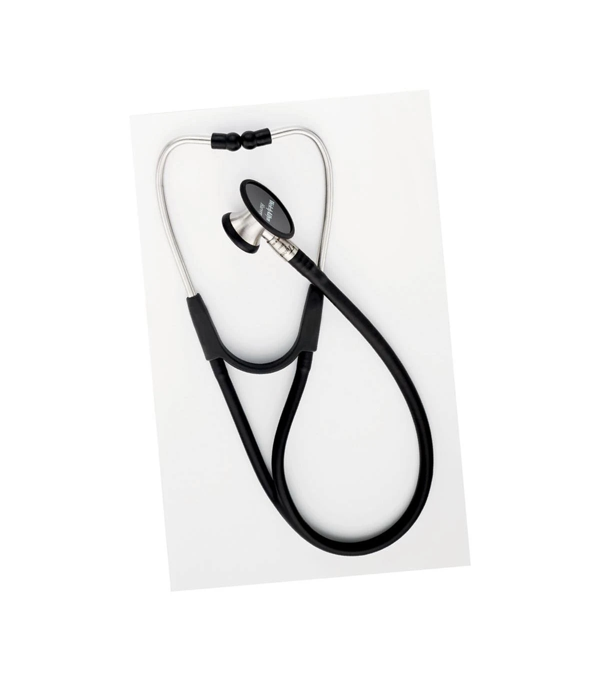 Welch Allyn 5079-125 Harvey Elite Adult Cardiology Stethoscope, Black, Double-Head Chestpiece, Dual Lumen Tubing, 28"