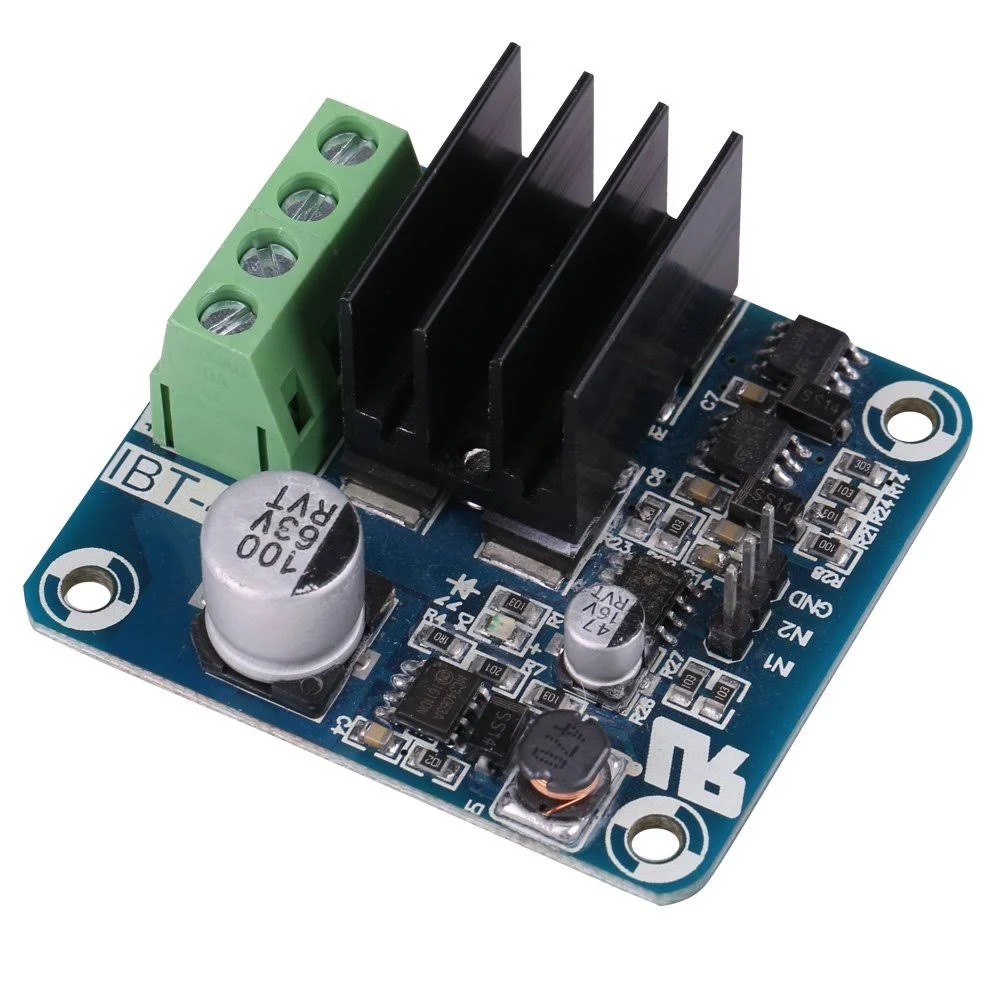 Motor Controller, Large Current 50A H-Bridge High-Power Single-Channel Motor Driver Module Uses a Full H-Bridge Driver Module Full-Bridge MOSFET Driver Chip