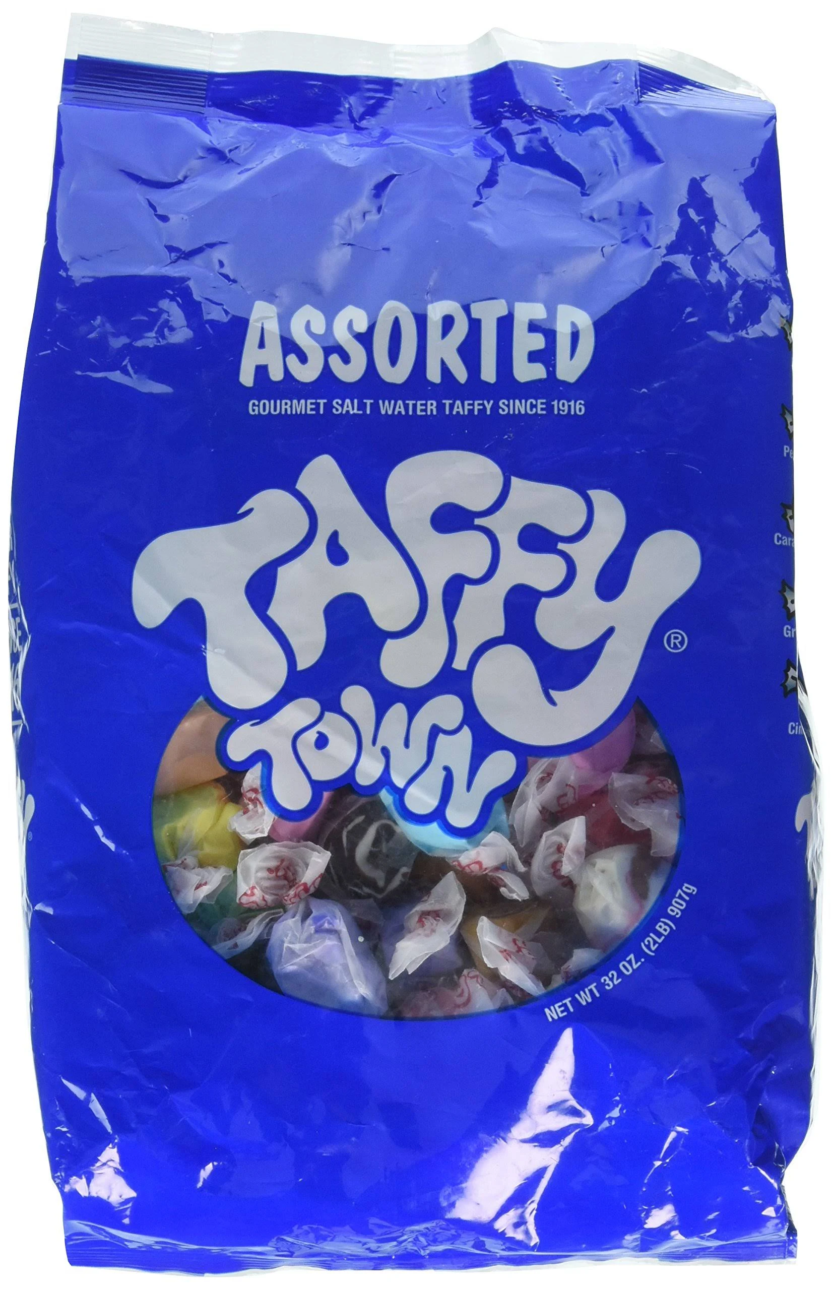 2 LB. Assorted Salt Water Taffy - Gourmet Taffy by Taffy Town