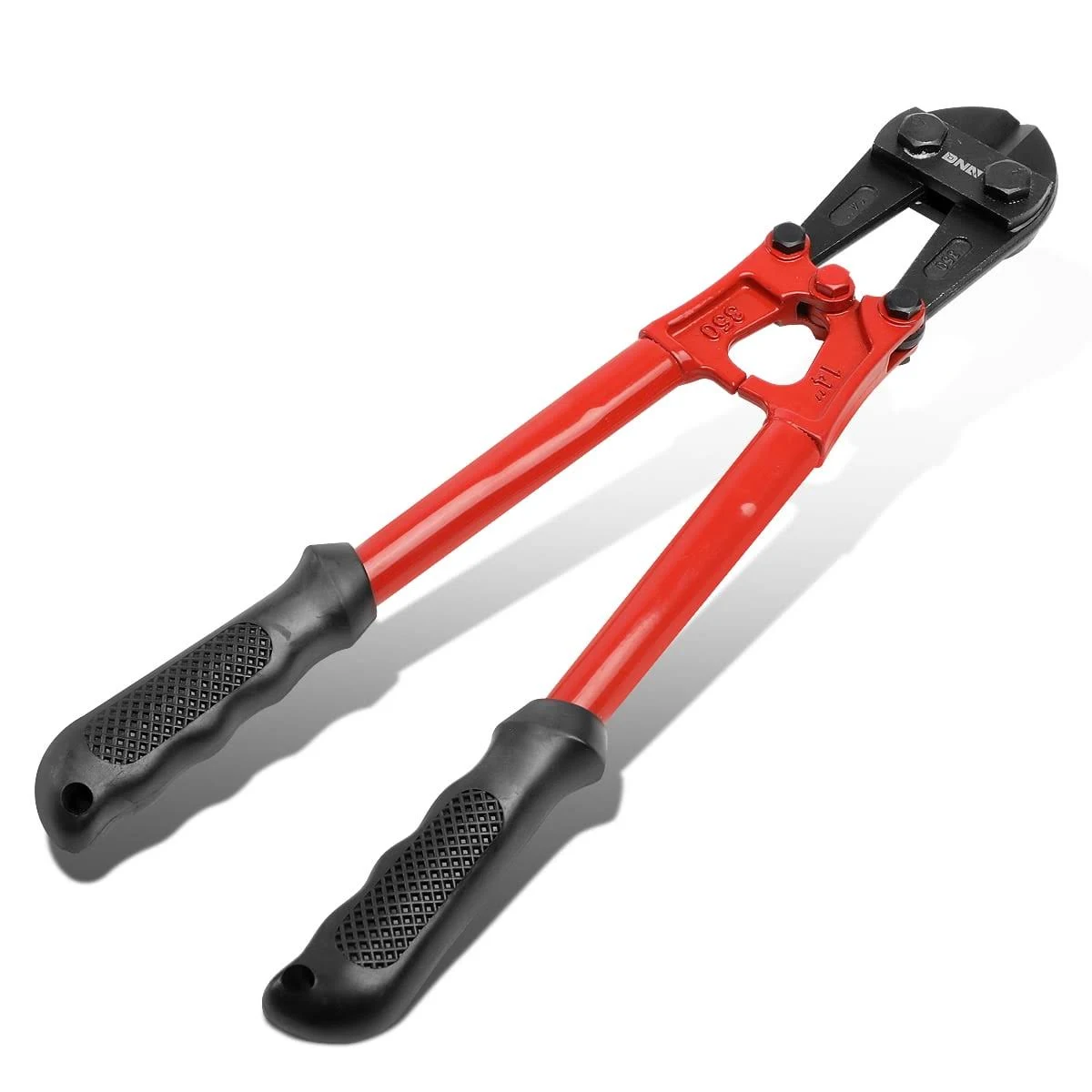 DNA Motoring TOOLS-00076 14 inch Bolt Cutter - 1/4 in. Jaw Opening Bolt Cutting Tool w/Tubular Steel Handle, Angled Grips, Painted Surface Finish