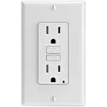 EZ-FLO 62173 Tamper Resistant GFCI 15 Amp White