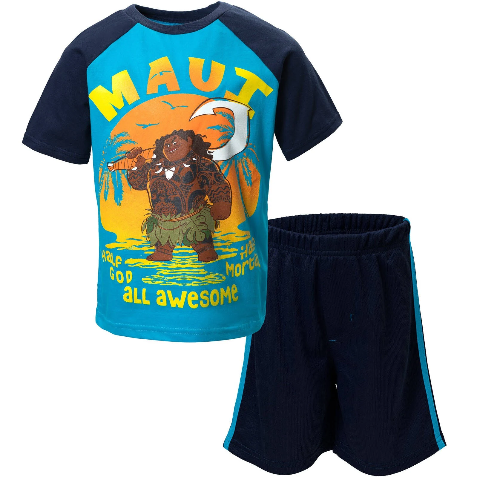 Disney Graphic T-Shirt & Mesh Shorts Set