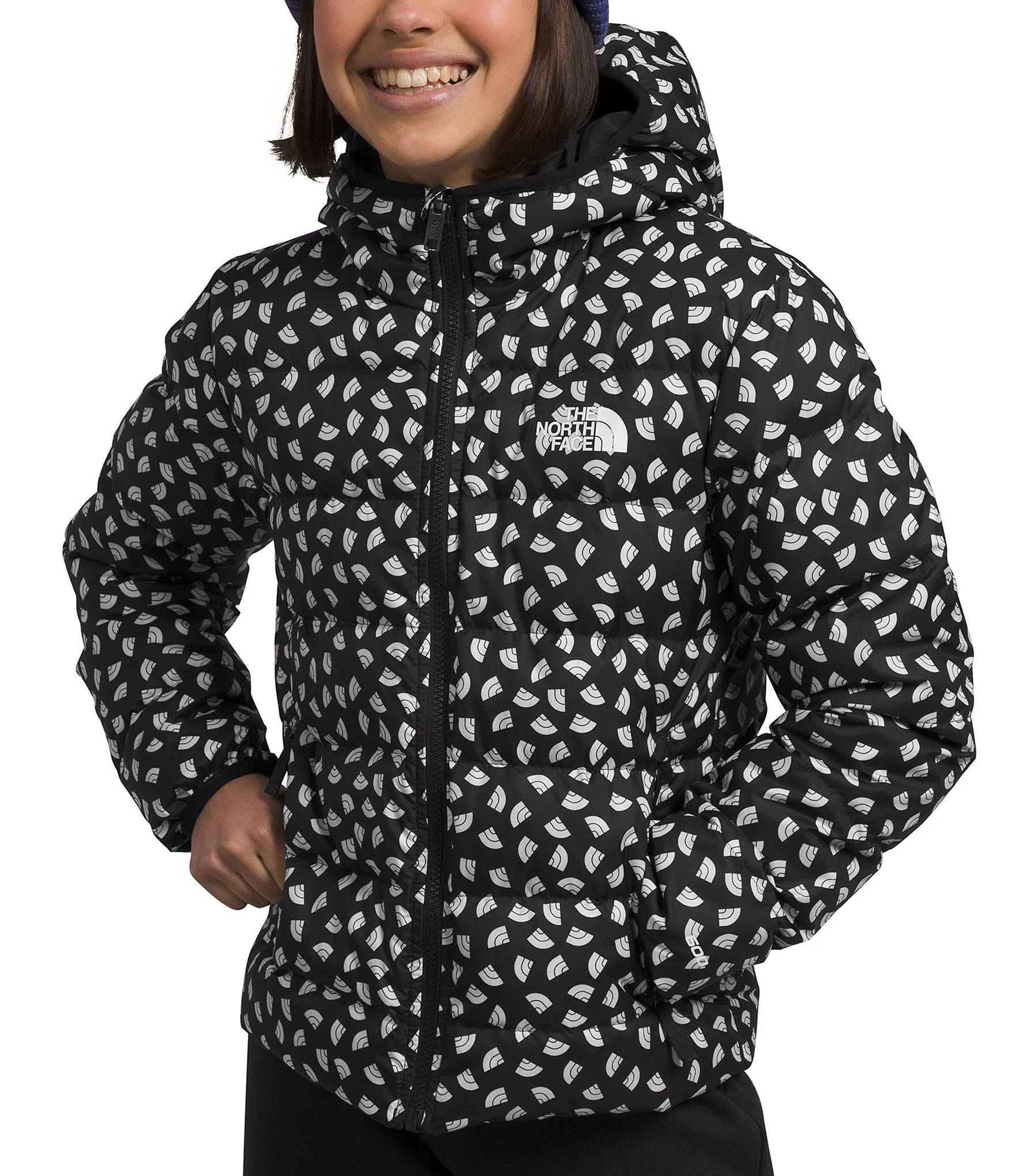 The North Face Girls North Down Hooded Reversible Jacket