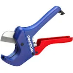 WorkPro Ratchet PVC Pipe Cutter Tool, Up to 2-1/2", PEX Cutting Tool for Cutting PEX, PVC, PPR, and Plastic HOSES with Sharp 5Cr15Mov Stainless