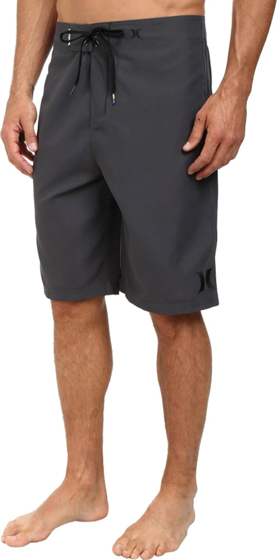 Hurley Men&#039;s One and Only Supersuede Boardshort, Anthracite Gray, 34