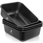 Jubilee 4-pk Commercial Bus Box/Utility Tub - Plastic Storage Dish Bin