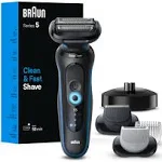 Braun Electric Shaver Series 5 5150cs, Wet &amp; Dry Turbo Shaving &amp; Stand      SB11