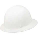 MSA Skullgard Full-Brim Hard Hat with Suspension - Non-Slotted Cap, Made of Phenolic Resin, Radiant Heat Loads up to 350F, Standard Size Hard Hat | Fas-Trac III Ratchet Suspension