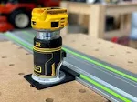 ToolCurve's Guide Rail Adapter Compatible with Dewalt Router - Made in