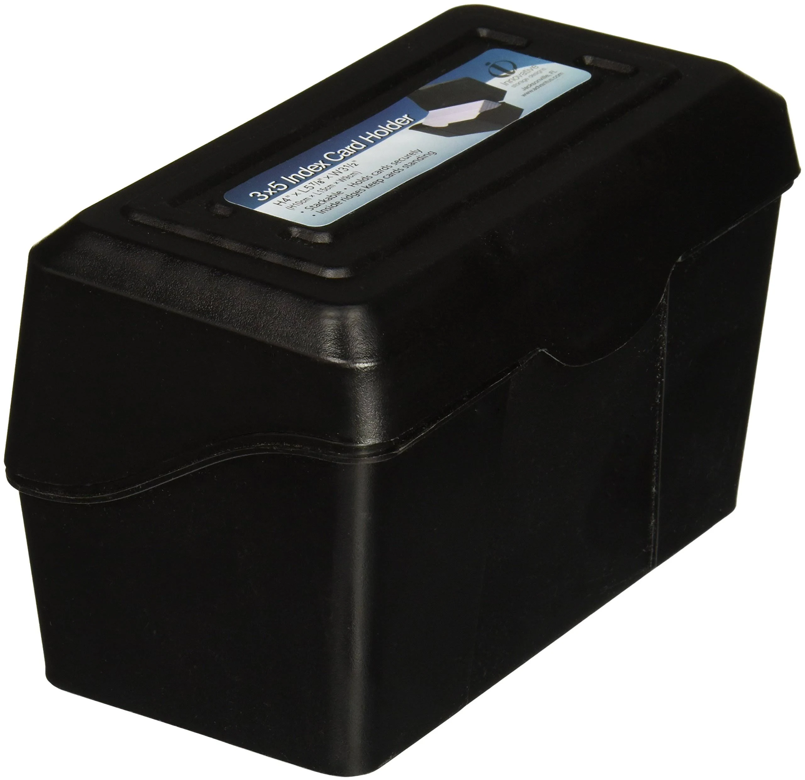 45001 Advantus Index Card Holder 3" x 5" Black