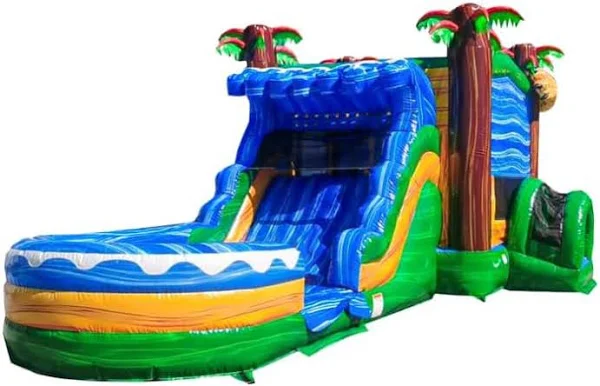 JumpOrange Jaguar Commercial Grade Bounce House Water Slide