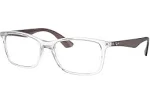 Ray Ban Eyeglasses RX7047 5768 Transparent 56mm male Plastic Clear