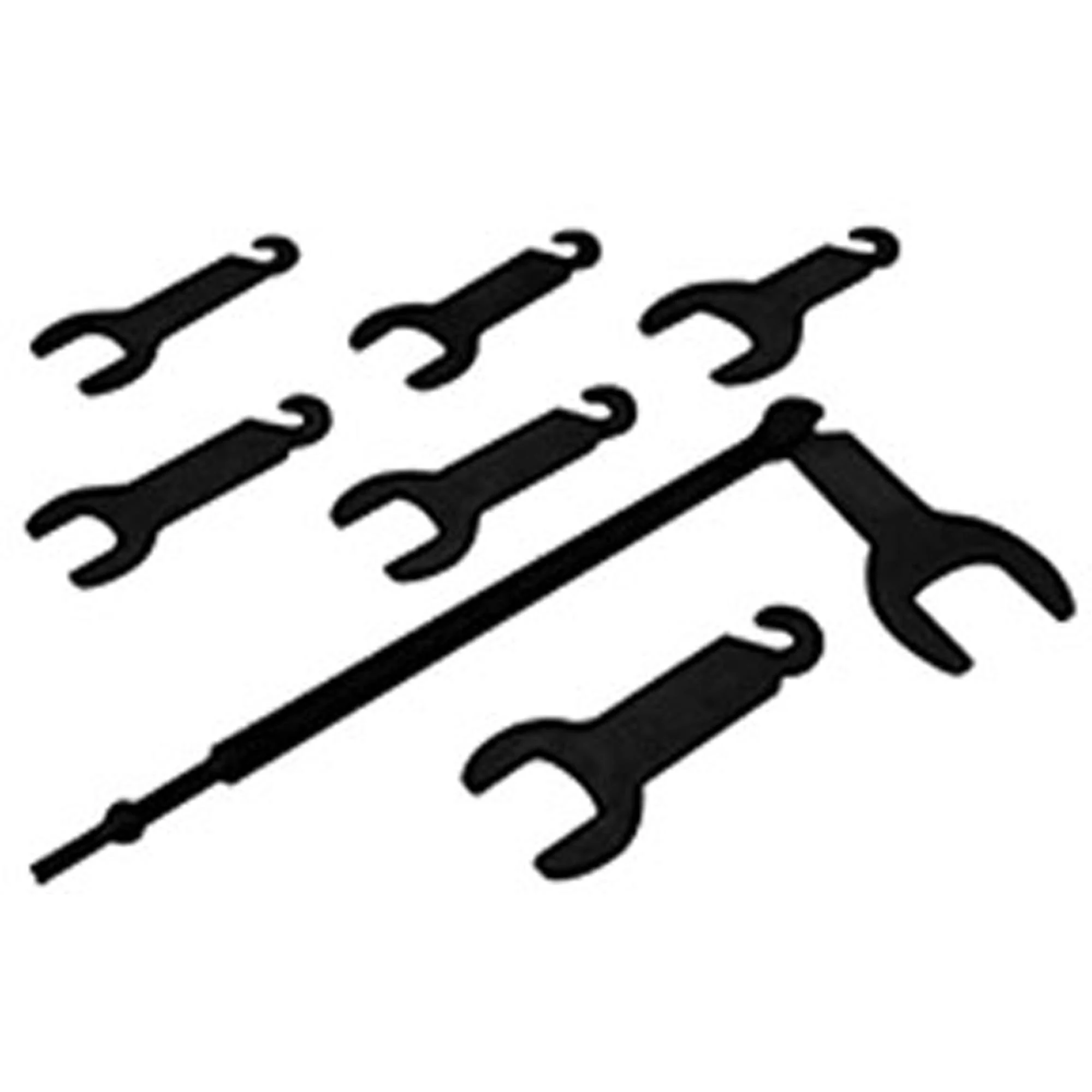 Lisle 43300 - Pneumatic Fan Clutch Wrench Set