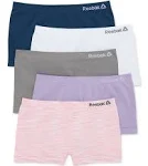 Reebok Girls Seamless Boyshort Panties, 5-Pack