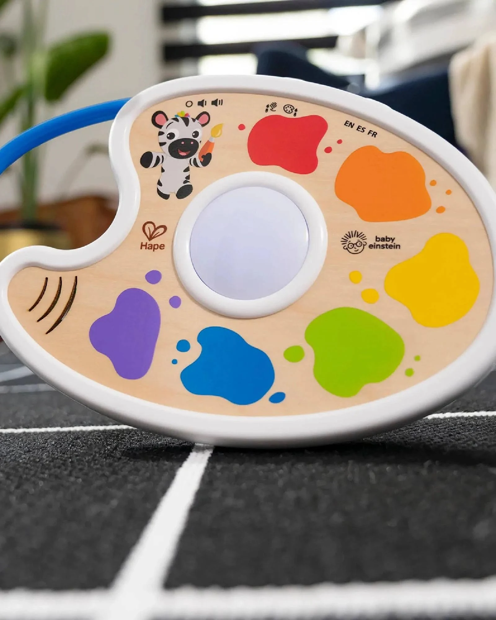 Baby Einstein + Hape Playful Painter Magic Touch Color Palette Light Up Toy, Bo