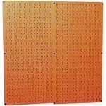 Wall Control 2-Piece Steel Pegboard in White (16-in W x 32-in H)