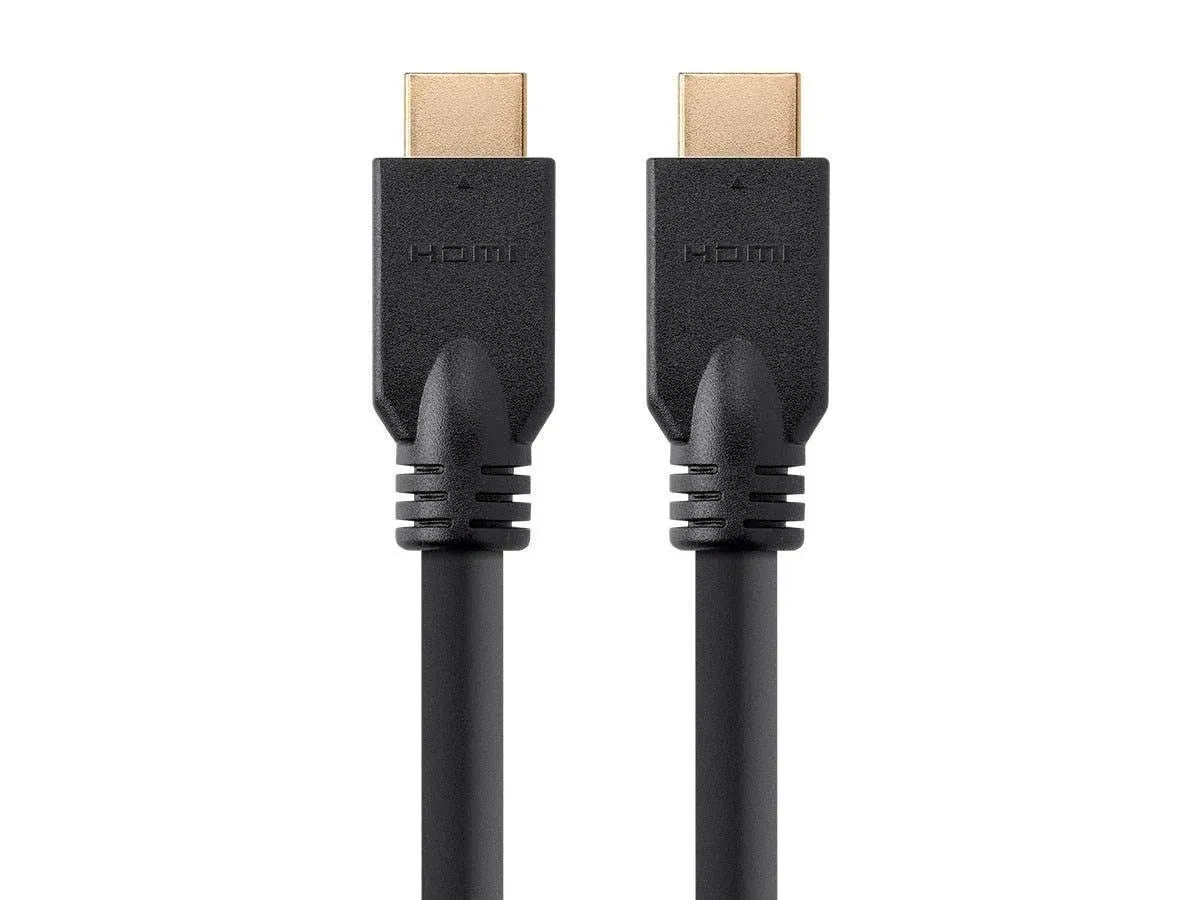 39532 - MONOPRICE 4K NO LOGO HIGH SPEED HDMI CABLE 25FT - CL2 IN WALL RATED 18 GBPS BLAC