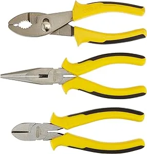 Stanley 84-056 3-Piece Bi-Material Pliers Set