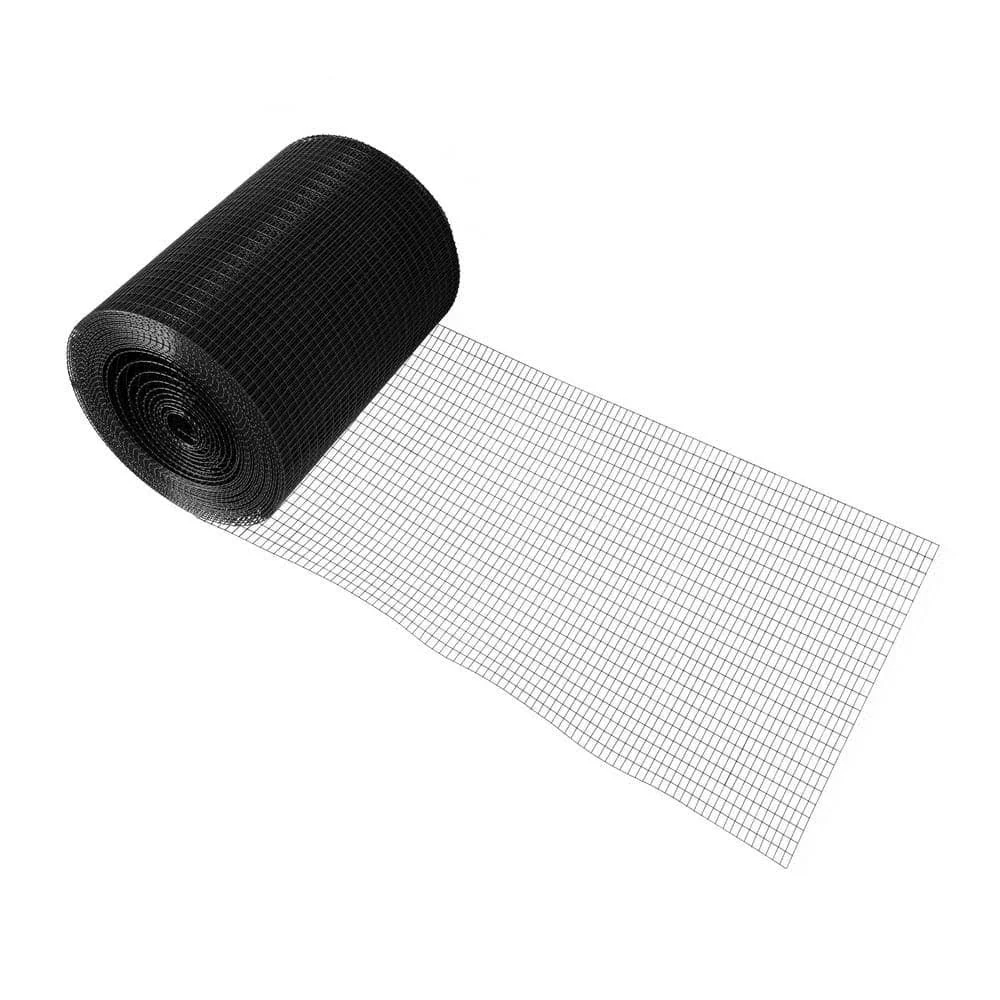 Fencer Wire 16 Gauge Black Vinyl Coated Welded Wire Mesh Size 0.5 inch by 1 inch (3 ft. x 50 ft.)