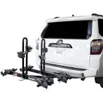 Saris Freedom Hitch Mount Rack 2 Bikes: 4 Max weight per bike: 60 lb for 2 closest - 35 lb for 2 furthest trays