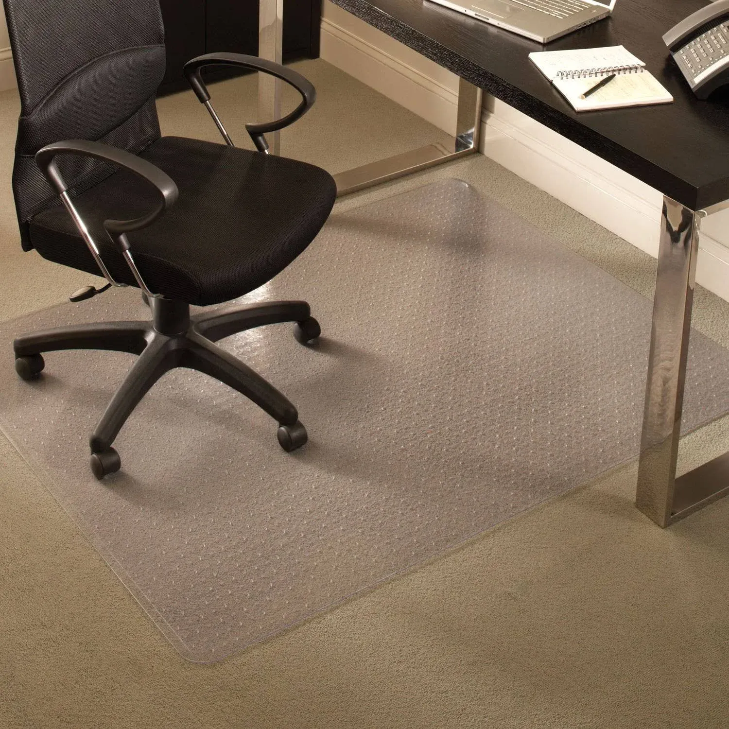 Extra High Pile Chair Mat Rectangle with Lip 36&#034;x48&#034;