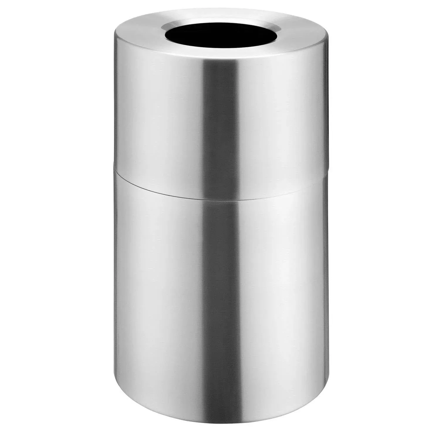 Global Industrial Aluminum Round Open Top Trash Can