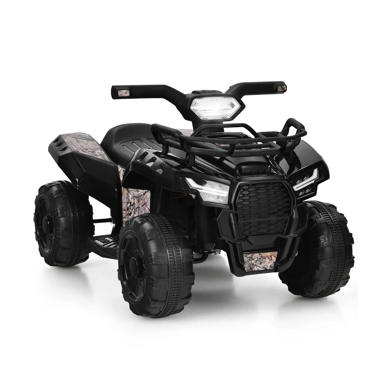 6V Kids ATV Quad Electric Ride On Car with LED Light and MP3