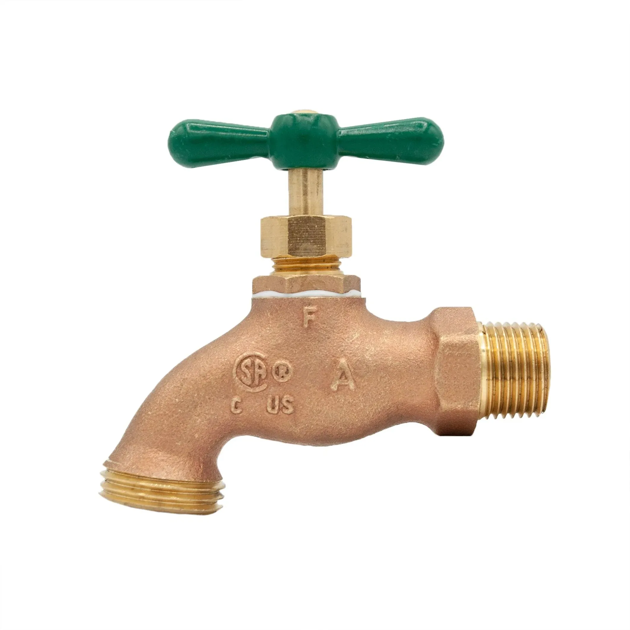 American Valve M71HD 1/2" Heavy Duty Brass Garden Hose Bibb