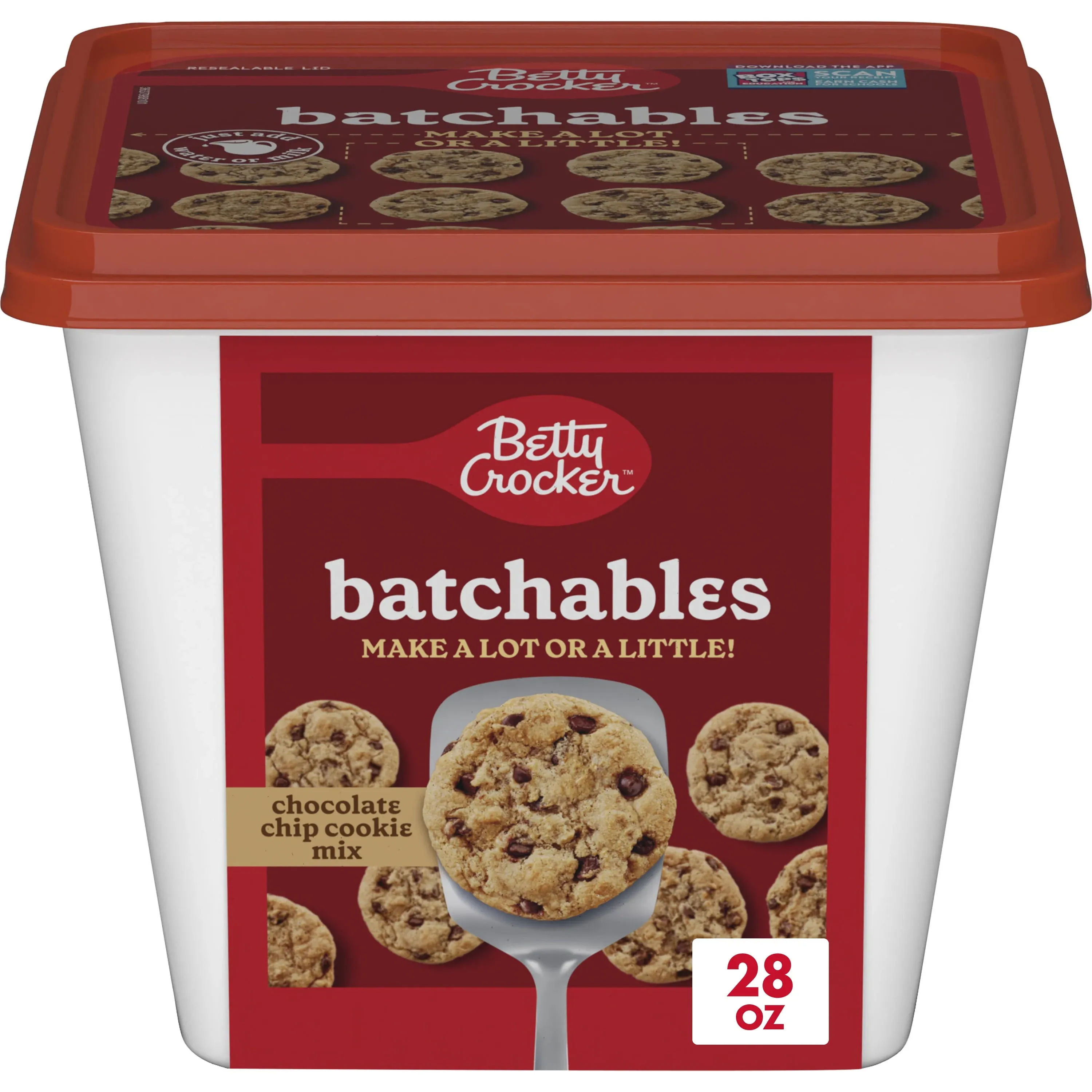 Betty Crocker Batchables Cookie Mix, Chocolate Chip (28 oz)