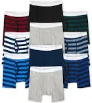 Boys Boxer Brief Underwear 10-Pack - Blue