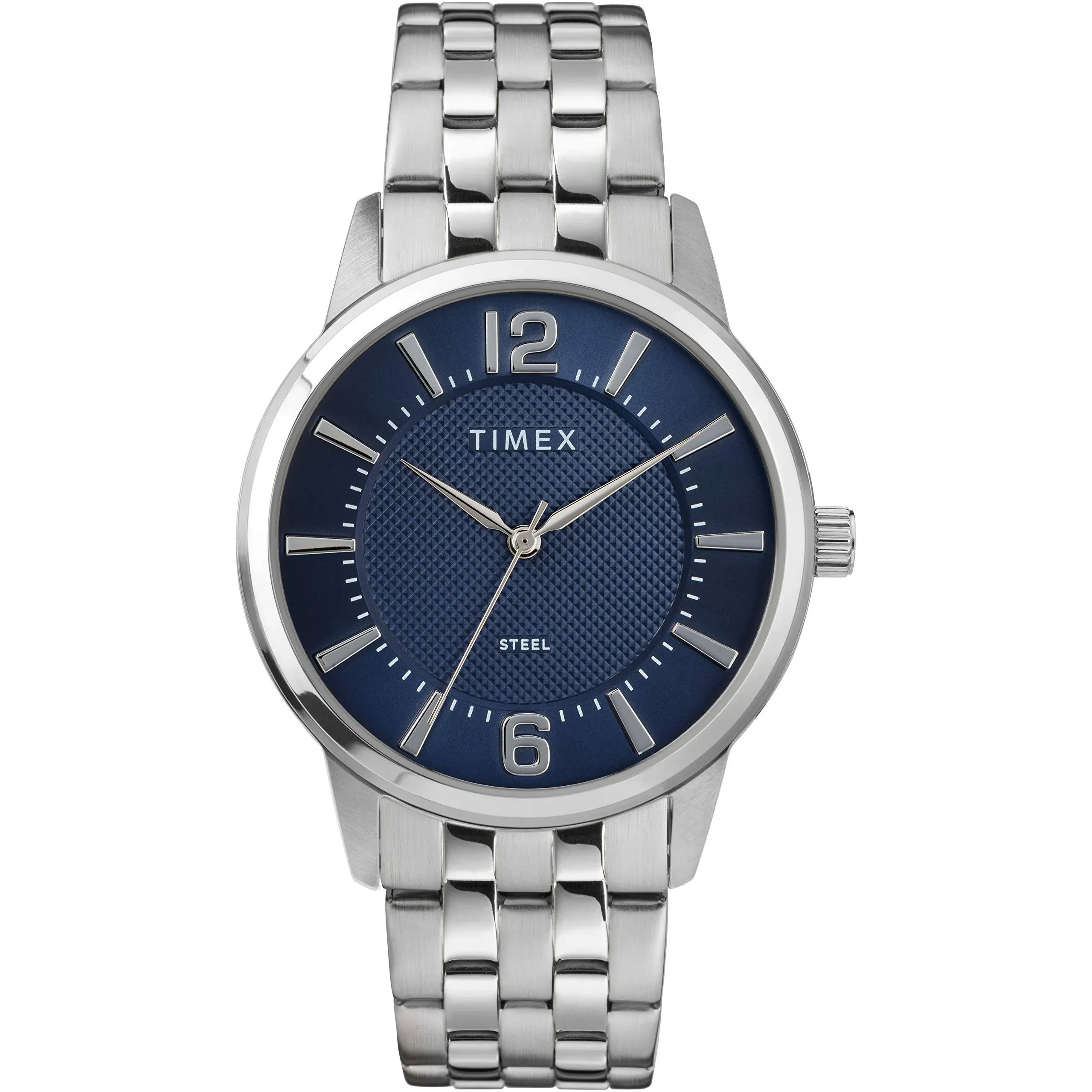 Timex Men's Dress Analog 40mm Stainless Steel Bracelet Watch