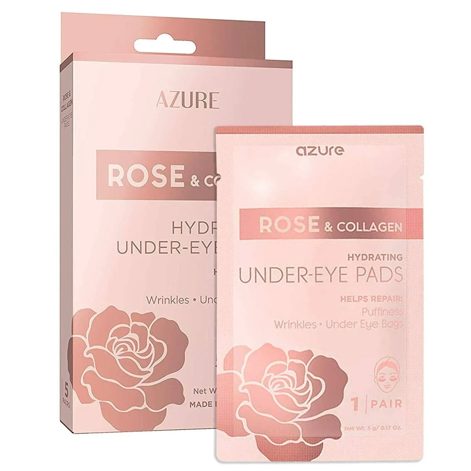 Anti-Aging Under Eye Pads - Rose Gold Eye Masks | Azure