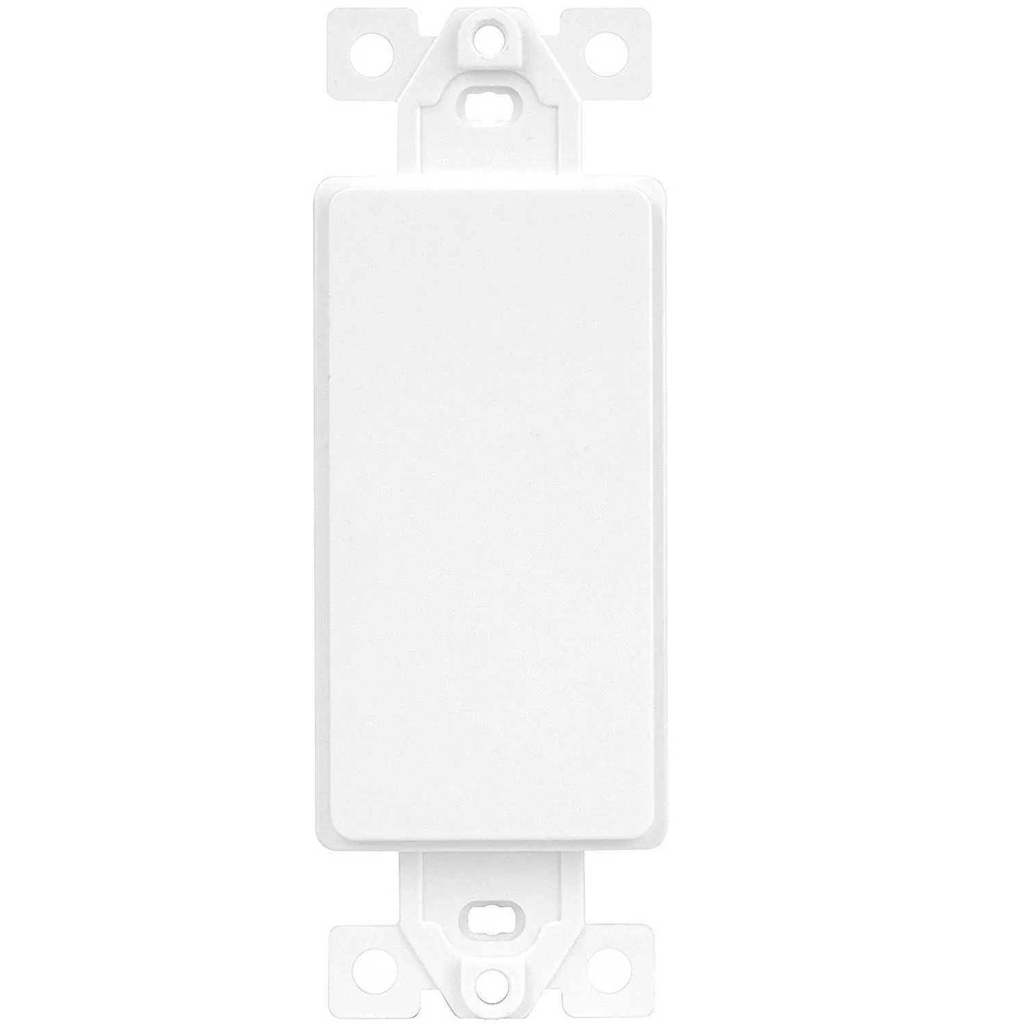 Enerlites Blank Adapter Insert for Decorator Wall Plates 6001-W