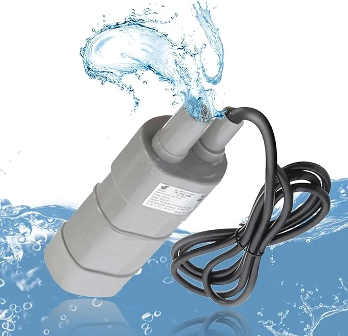 12v Submersible Pump 1.2a Dc Lownoise Miniature Water Pump With 1.5m Cable 5m He