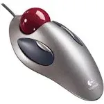 Logitech TrackMan Wheel Mouse USB Optical Trackball Mouse T-BB18