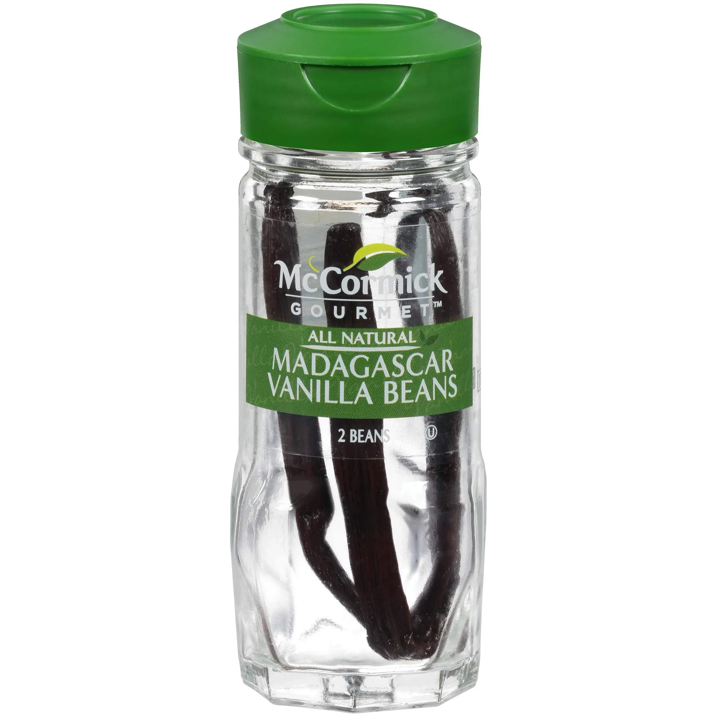 McCormick Gourmet All Natural Madagascar Vanilla Beans, 2 count