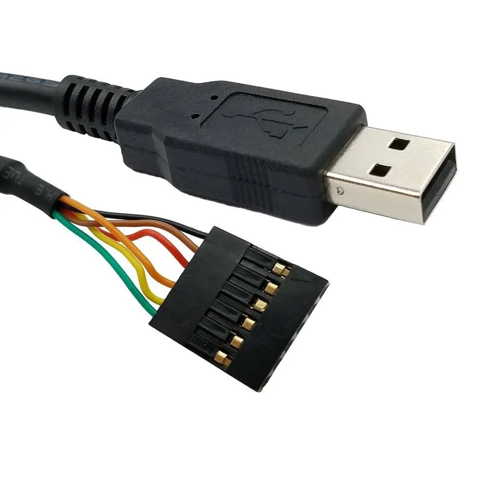 Moyina USB to TTL 3.3V Serial UART Converter Cable with FTDI Chip Terminated by 6 ...